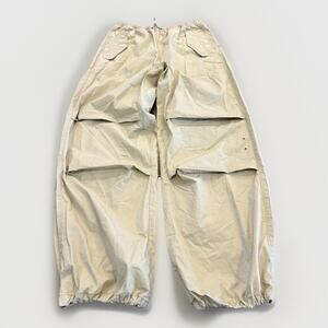 Converse Womens Khaki Tan Drawstring Joggers Casual Pants Size XS